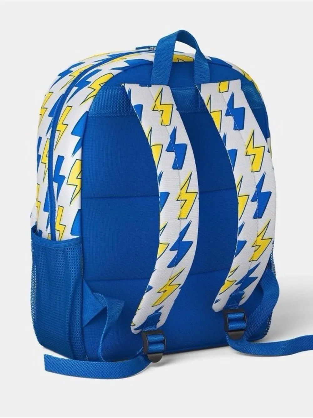Kids Men’s Women’s Blue & Yellow White Lightning Bolt Backpack Water Bottle Sets